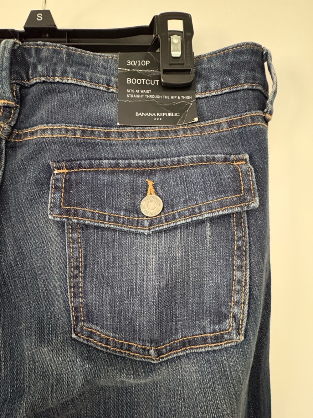 Banana Republic NWT Bootcut Jeans size 10P - Picture 8 of 9